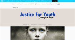 Desktop Screenshot of justiceforyouth.org
