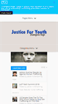 Mobile Screenshot of justiceforyouth.org